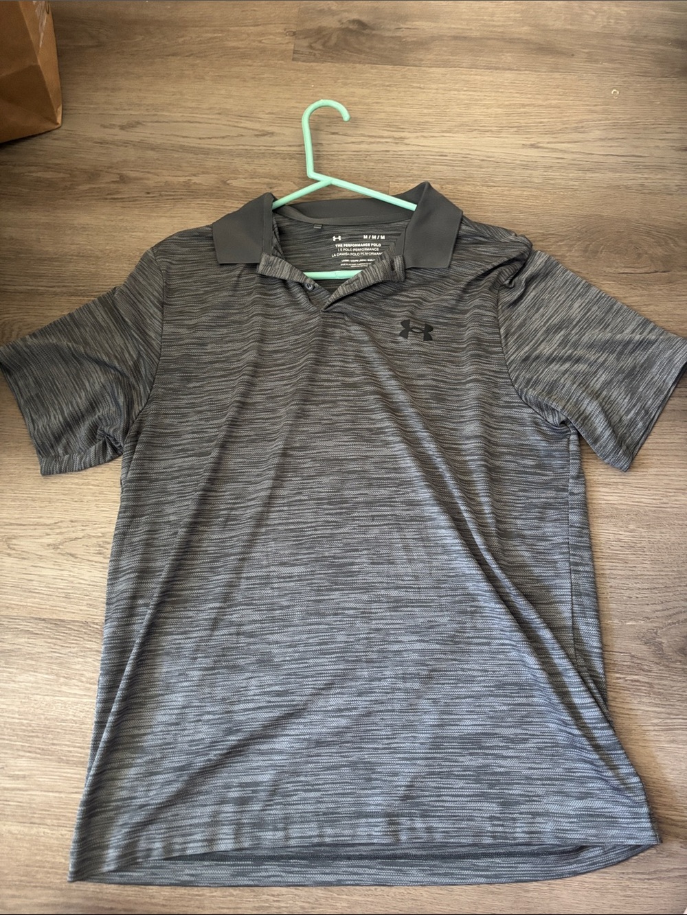 Under Armour Men's Gray Tech Polo Shirt